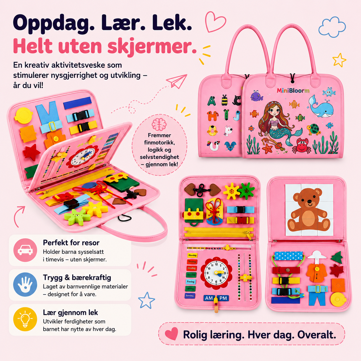 MiniBloom™ Montessori Aktivitetsbok